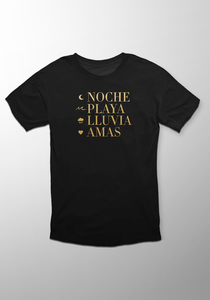 T-Shirt "Noche, Playa" - Unisex